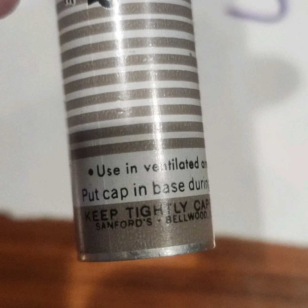 Vintage Sandford King Size Permanent Marker Purple STRONG Smell Chisel Tip
